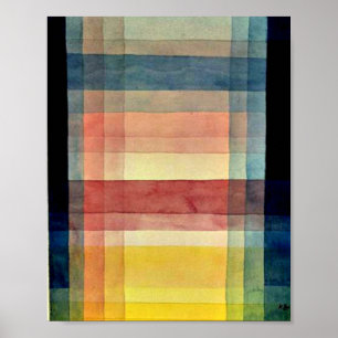 Klee – 平野の建築 ポスター