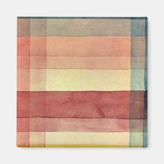 Klee – 平野の建築 マグネット (正面)