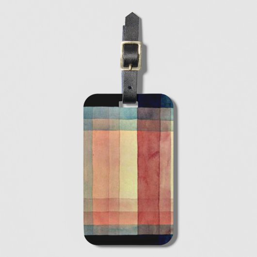 Klee – 平野の建築 ラゲッジタグ (正面縦)