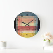 Klee – 平野の建築 ラージ壁時計 (ホーム)