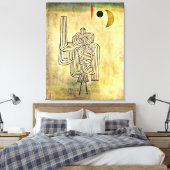 Klee -幽霊の出発 キャンバスプリント (インサイチュ (寝室))