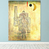 Klee -幽霊の出発 キャンバスプリント (インサイチュ (ウッドフロア))