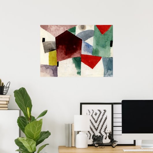 Klee – 広々とした街の疲れ ポスター (ホームオフィス)