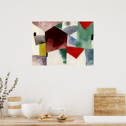 Klee – 広々とした街の疲れ ポスター (キッチン)