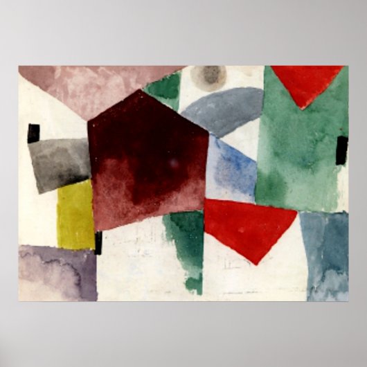 Klee – 広々とした街の疲れ ポスター (正面)