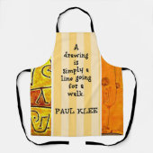 Klee – 引用と絵画 エプロン (正面)