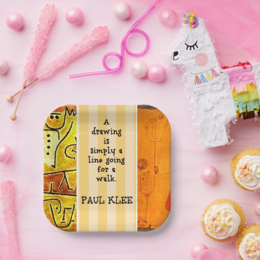 Klee – 引用と絵画 ペーパープレート (パーティー)