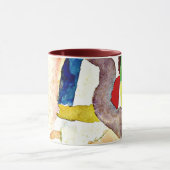 Klee – 感傷的な水の色、赤 マグカップ (中央)