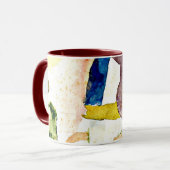 Klee – 感傷的な水の色、赤 マグカップ (正面左)