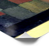 Klee -抽象芸術カラー調和（正方形） ポスター (コーナー)