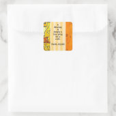 Klee -抽象芸術作品と引用、 スクエアシール (バッグ)