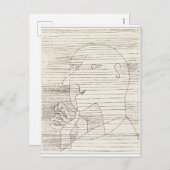 Klee – 指を数える老人 シーズンポストカード (正面/裏面)