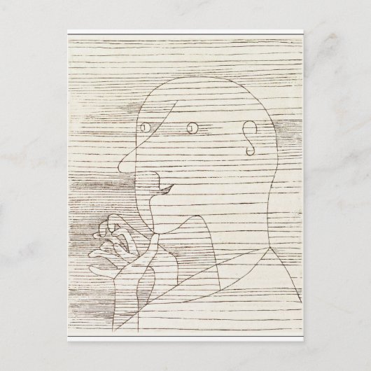 Klee – 指を数える老人 シーズンポストカード (正面)