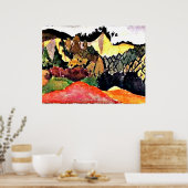 Klee – 採石場 ポスター (キッチン)