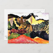 Klee – 採石場 ポストカード (正面/裏面)