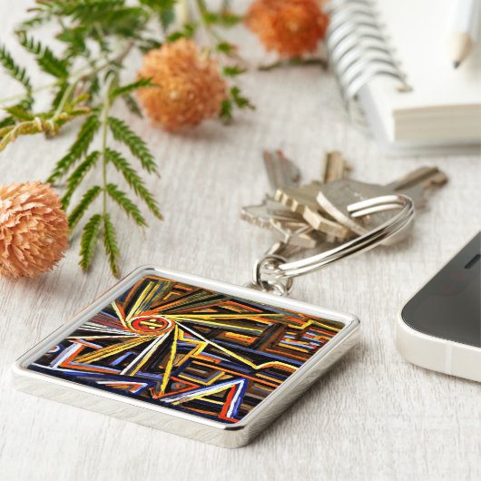 Klee – 放射線と回転、 キーホルダー (側面)