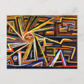 Klee – 放射線と回転 ポストカード (正面)