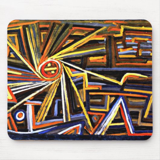 Klee – 放射線と回転、 マウスパッド (正面)