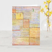 Klee -明確化、抽象芸術アートワーク、HD カード (黄色い花)