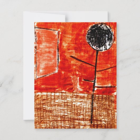 Klee – 晩秋の植物 カード (正面)