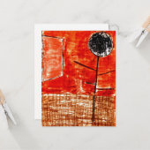 Klee – 晩秋の植物 カード (正面/裏面インサイチュ)