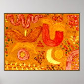 Klee – 暑い中の庭 ポスター (正面)