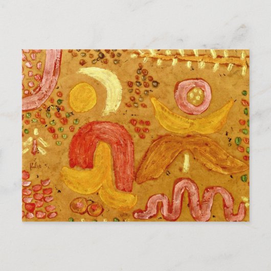 Klee – 暑い中の庭 ポストカード (正面)