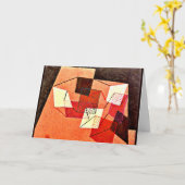 Klee – 有名なサーフェス絵画のブラッシュ、 カード (黄色い花)