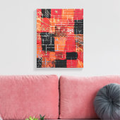 Klee – 構成の観点 キャンバスプリント (インサイチュ (リビング))