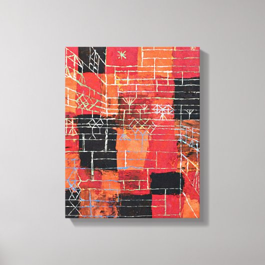 Klee – 構成の観点 キャンバスプリント (正面)