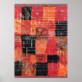 Klee – 構成、抽象芸術・アート、 ポスター (正面)