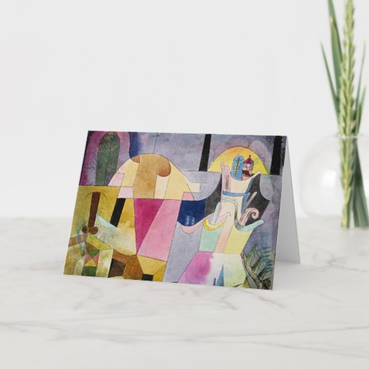 Klee – 横向きの黒い列 カード (正面)