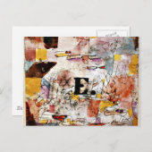 Klee -水鳥 – ダック絵画ズ ポストカード (正面/裏面)