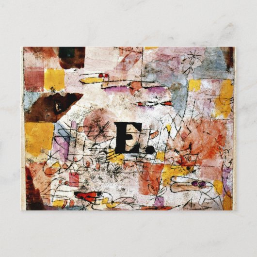 Klee -水鳥 – ダック絵画ズ ポストカード (正面)