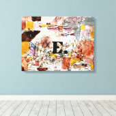 Klee -水鳥 – ダック， キャンバスプリント (インサイチュ (ウッドフロア))