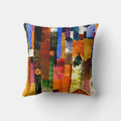 Klee – 町の前 クッション (裏面)