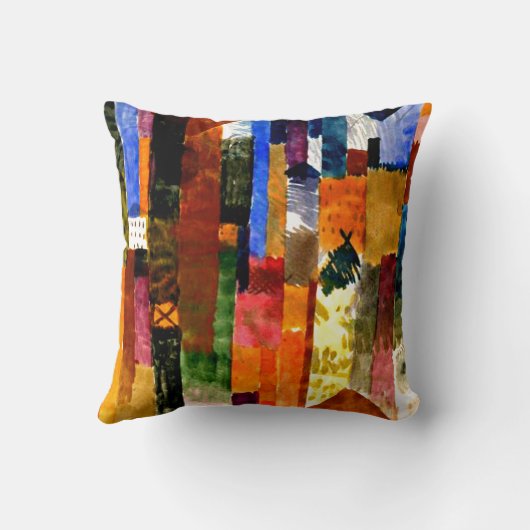 Klee – 町の前 クッション (裏面)