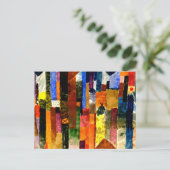 Klee – 町の前 ポストカード (スタンド正面)