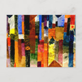 Klee – 町の前 ポストカード (正面)