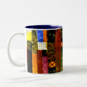 Klee – 町の前。ポール・ク絵画リーの。 ツートーンマグカップ (左)