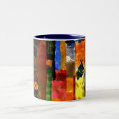 Klee – 町の前。ポール・ク絵画リーの。 ツートーンマグカップ (中央)