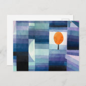 Klee – 秋の前触れ ポストカード (正面/裏面)