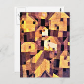 Klee – 秋の場所， 1921 ポストカード (正面/裏面)