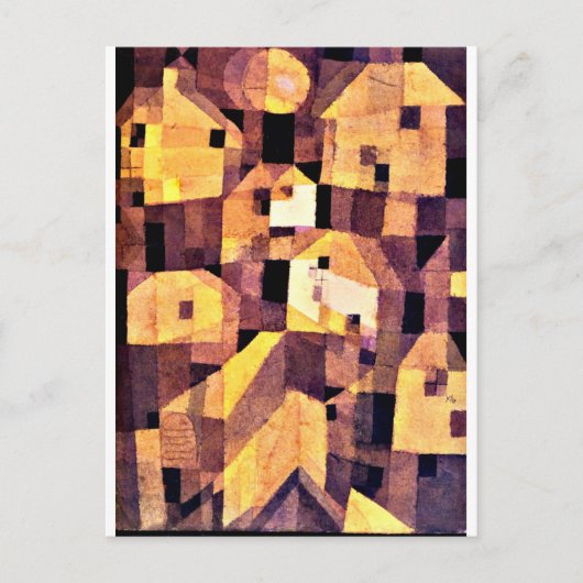 Klee – 秋の場所, 1921 ポストカード (正面)