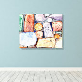 Klee – 組み立てられた風景のパーツ キャンバスプリント (インサイチュ (ウッドフロア))