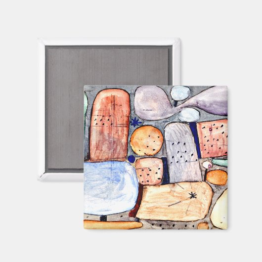 Klee – 組み立てられた風景のパーツ マグネット (正面/裏面)