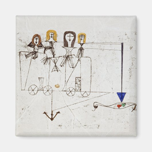 Klee – 美徳ワゴン マグネット (正面)