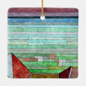 Klee – 肥沃な国を見る セラミックオーナメント (裏面)