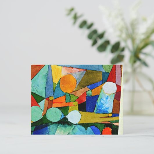 Klee -色形 ポストカード (スタンド正面)