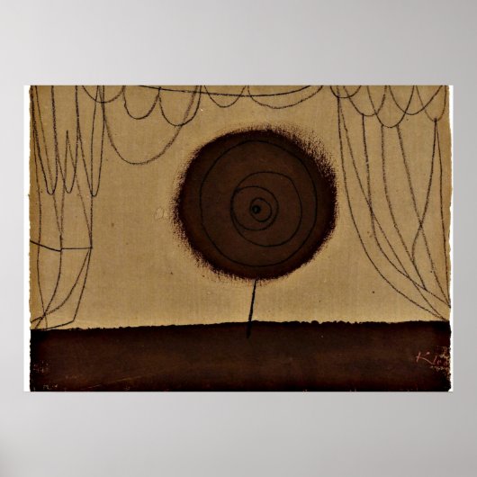 Klee – 花が咲く ポスター (正面)